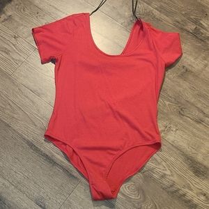 Forever21 red bodysuit plus size 2X